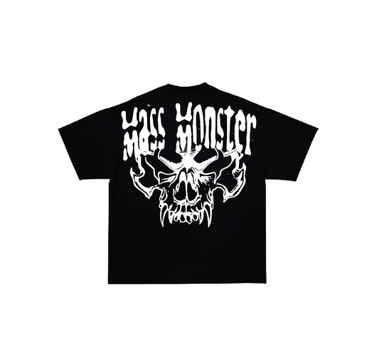 MASS MONSTER – OVERSIZE TEE (ČERNÁ)